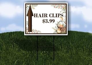 Hair Clips $3.99 Easter Spring Vintage Chicks Eggs Basket Brown Up Arrows Double Sided 18x24 in. Yard Road Sign