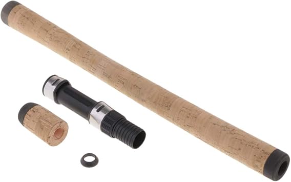 Baosity DIY Fishing Rod Building Long Composite Cork Handle with Reel Seat