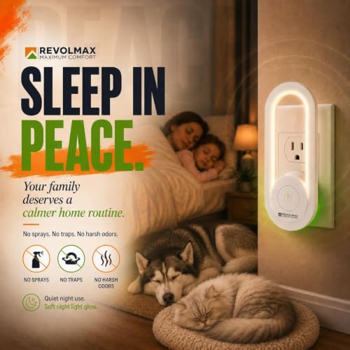 Image of AUR-A28, Ultrasonic Pest Control Repeller - Electronic & Ultrasound, Indoor Plug-in Repellent - Get rid of - Rodents, Mice, Squirrels, Bats, Insects, Bed Bugs, Ants, Fleas, Spiders 6 Pack