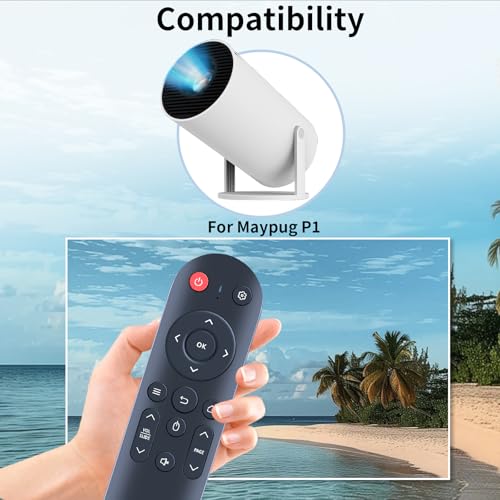 Télécommande compatible Maypug P1 RETROSUN mini projecteur 4K - 2