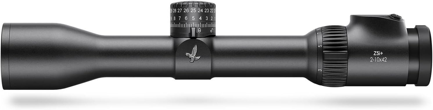 Z5i+ Riflescope - Glass Etched Illuminated Reticle, 91% Light Transmission, 5X Zoom, Hunting and Precision Shooting Rifle Scope with 30mm Tube, Long Eye Relief
