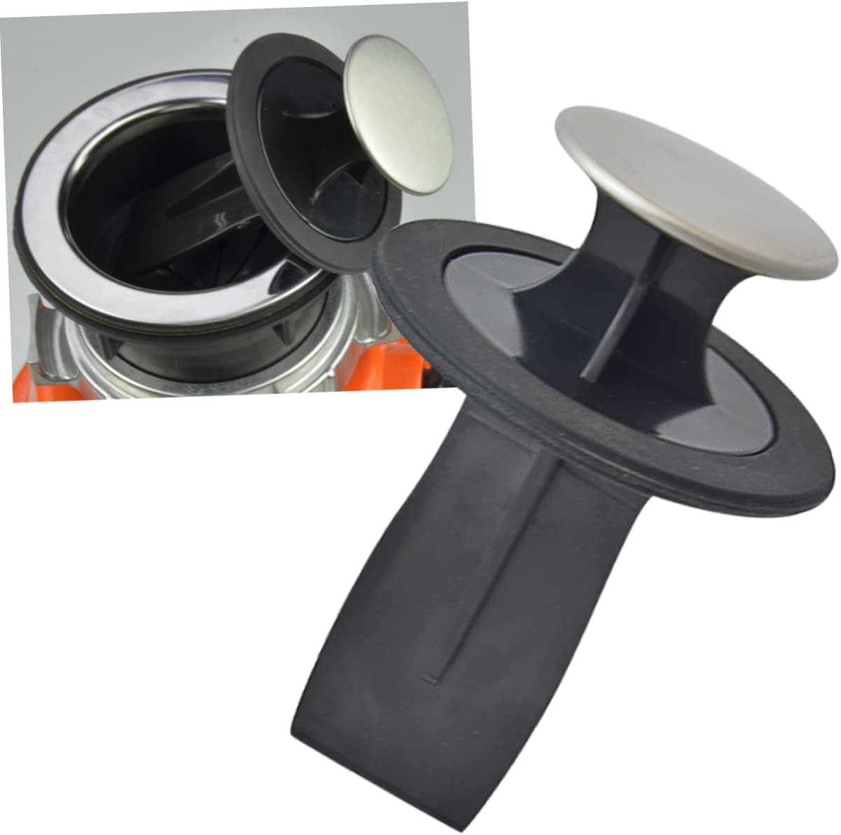 Sink Sealer Water Plug for Kitchen Waste Disposer Durable Device for Scraping Leftovers Versatile Accessory for Sealing