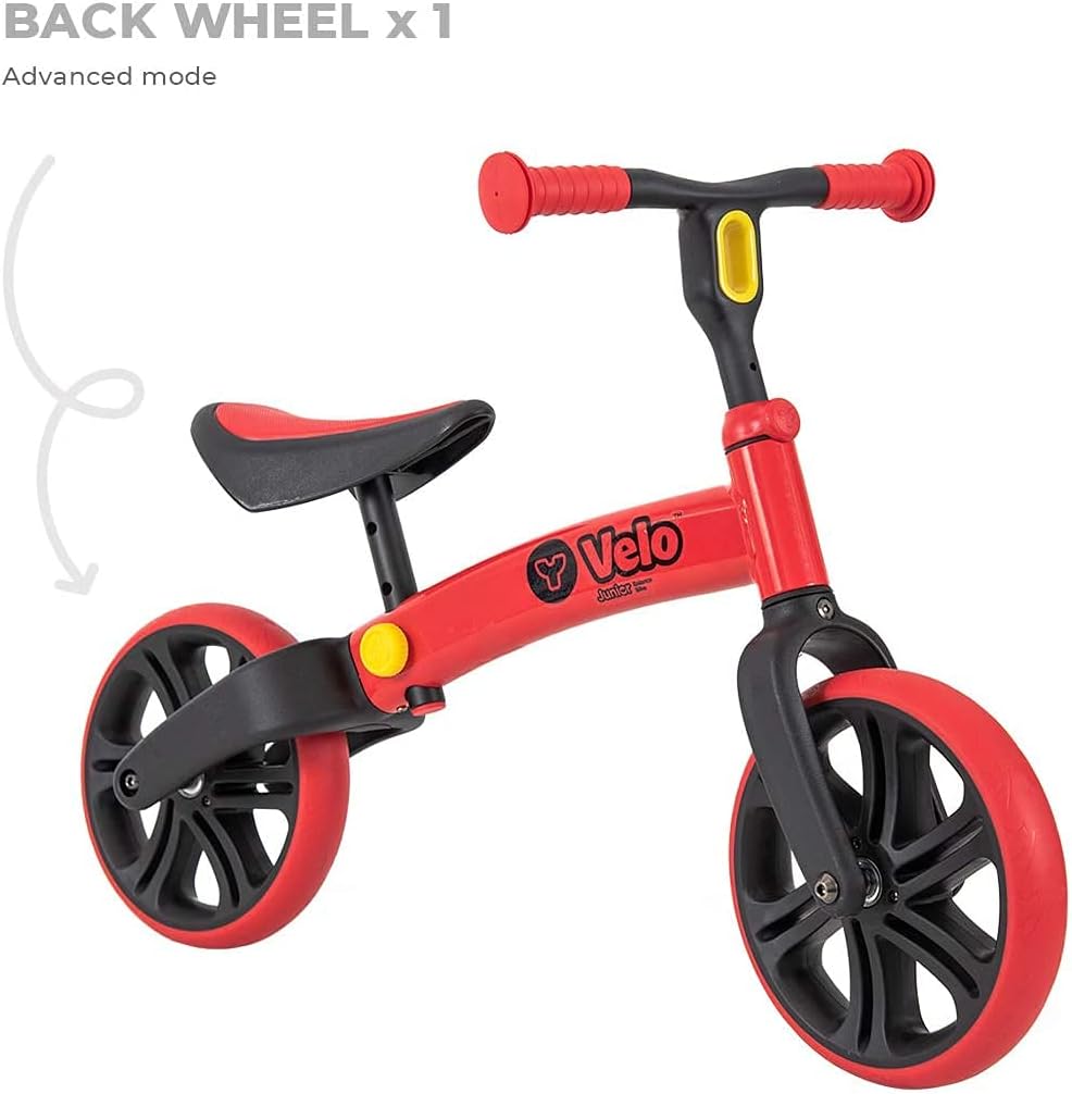 Yvolution Y Velo Toddler Balance Bike | 9", 12" No-Pedal Learning Bike for Kids Age 18 Months to 5 Years: Sports & Outdoors
