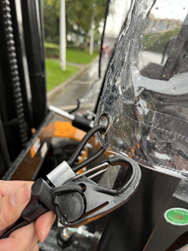 Moofi Clear Forklift Cab Enclosure Cover,All Weather,Waterproof,Uv Protection, Heavy Duty,Universal Fit,60"/Top48" L X 53" W X 52"H Fits Forklift With Capacity Up To 8000 Lb #TOP5