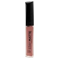 Vista 25 de Rimmel London Stay Matte Liquid Lip Color con cobertura completa, a prueba de besos, impermeable, fórmula de lápiz labial mate que dura 12 horas