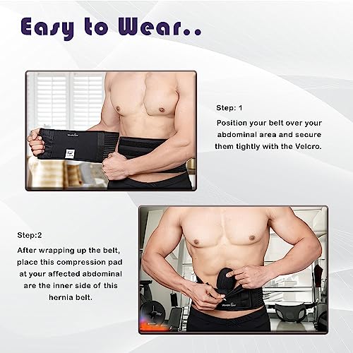 Wonder Care- Umbilical Hernia Support Belt Abdominal Binder For Belly Button Hernias Or Navel Hernias, Hernia Pain Relief Brace (L)… #TOP3