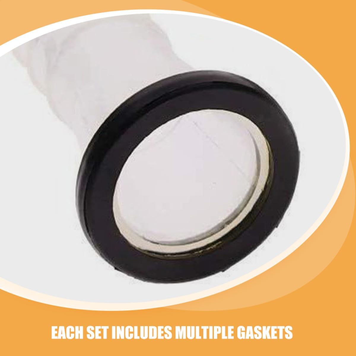 10pcs Universal Rubber Fuel Tank Gasket Sealing Rings Can Spout Replacement for Car and Truck Gasoline Containers Leak-proof Auto Fuel System Seal