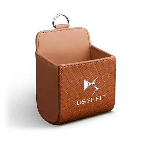 JOEBO 1pcs Car Air Outlet Storage Box Phone Lipstick Lighter Organizer For DS DS3 DS4 DS5 DS6 DS7 DS9,Brown