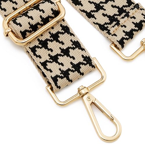 Image of ZOOEASS Wide Shoulder Strap Adjustable Replacement Belt Guitar Style Crossbody Bag Handbag Strap Multicolor Canvas Straps(Wide:1.5in)(Color24)