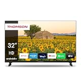 THOMSON 32HA2S13C - TV LED 32 (81 cm) - HD 1366x768 - Adaptateur 12V - Smart TV Android - 2x HDMI 1.4