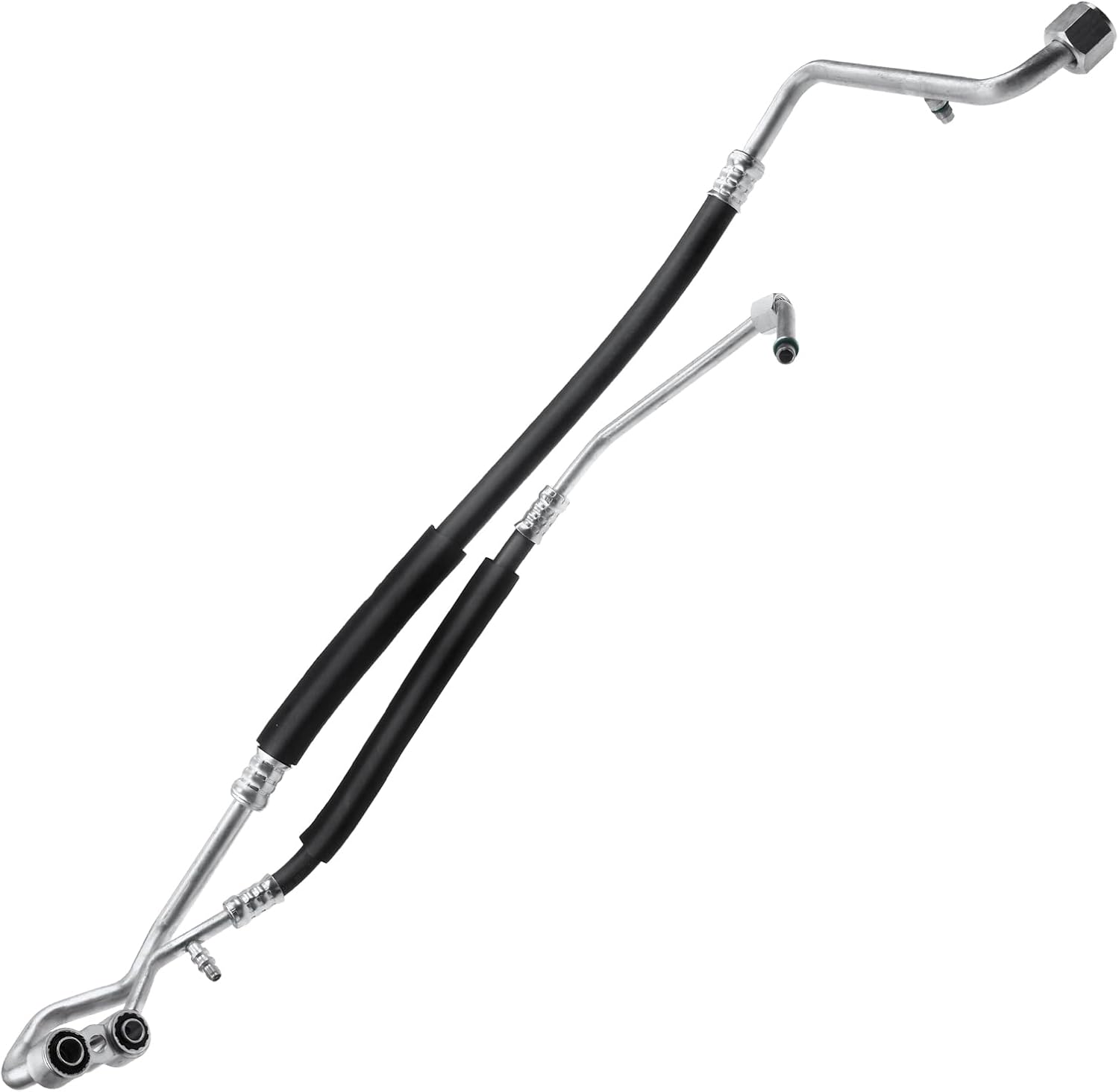A-Premium A/C Suction Hose & Discharge Line Hose Assembly Compatible with Chevrolet & GMC Models - C3500, K3500, C1500 C2500 K1500 K2500 Suburban, Blazer