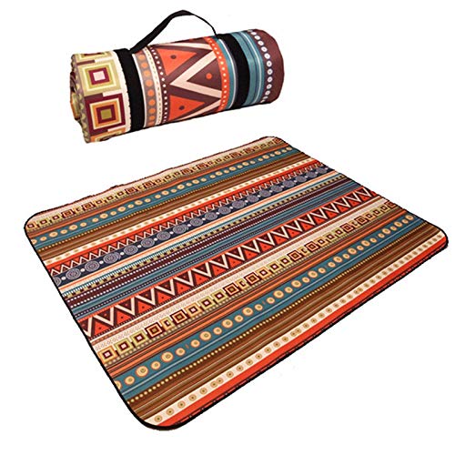 TOPmontain Cobertor para piquenique ao ar livre impermeável para bebês, tapete de praia à prova de a