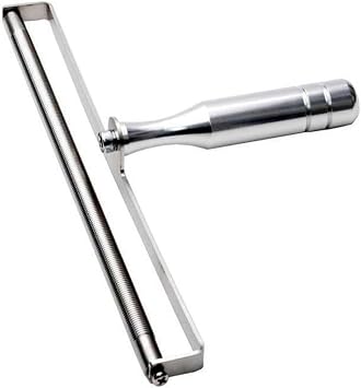 Wire Bar Wet Film Applicator, Rod Coater Ink Scraping Bar, Coater Film Width 200mm, with Hand Shank, Stainless Steel Applicator, for Varnishes Glue Paint Ink