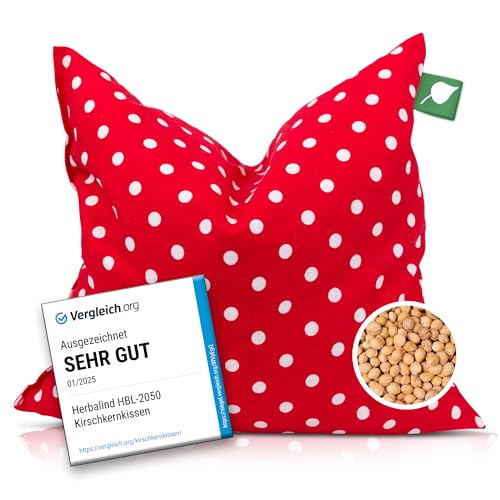 HERBALIND Das Original Kirschkernkissen Wärmekissen für die...