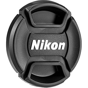 FND Replacement LC-55A for Nikon AF-P DX 18-55mm f/3.5-5.6G VR Lens Cap (Black, 55 mm) Please Check Images for Compatibility
