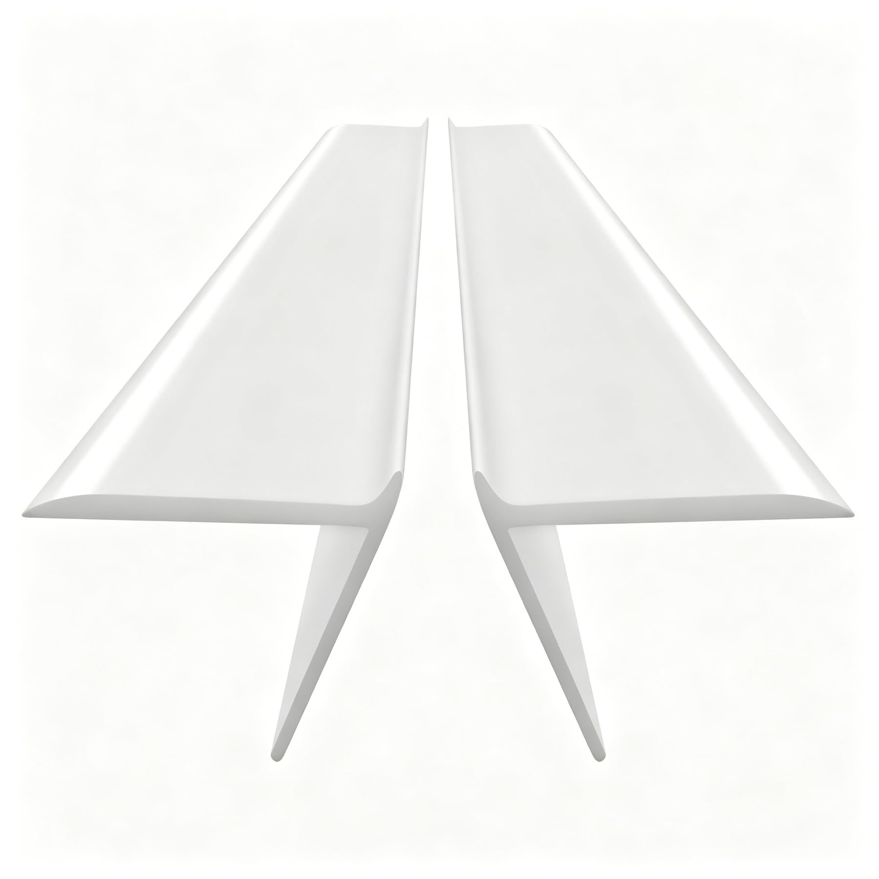 KindGa Stove Side Gap Covers 2 Pack, Silicone Gap Cover and Filler, White