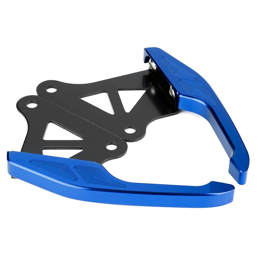 Il Kit Maniglia per Passeggero del Passeggero in Alluminio Universale per Moto Aumenta la Sicurezza per i Ciclisti Grom MSX 125 (BLUE)