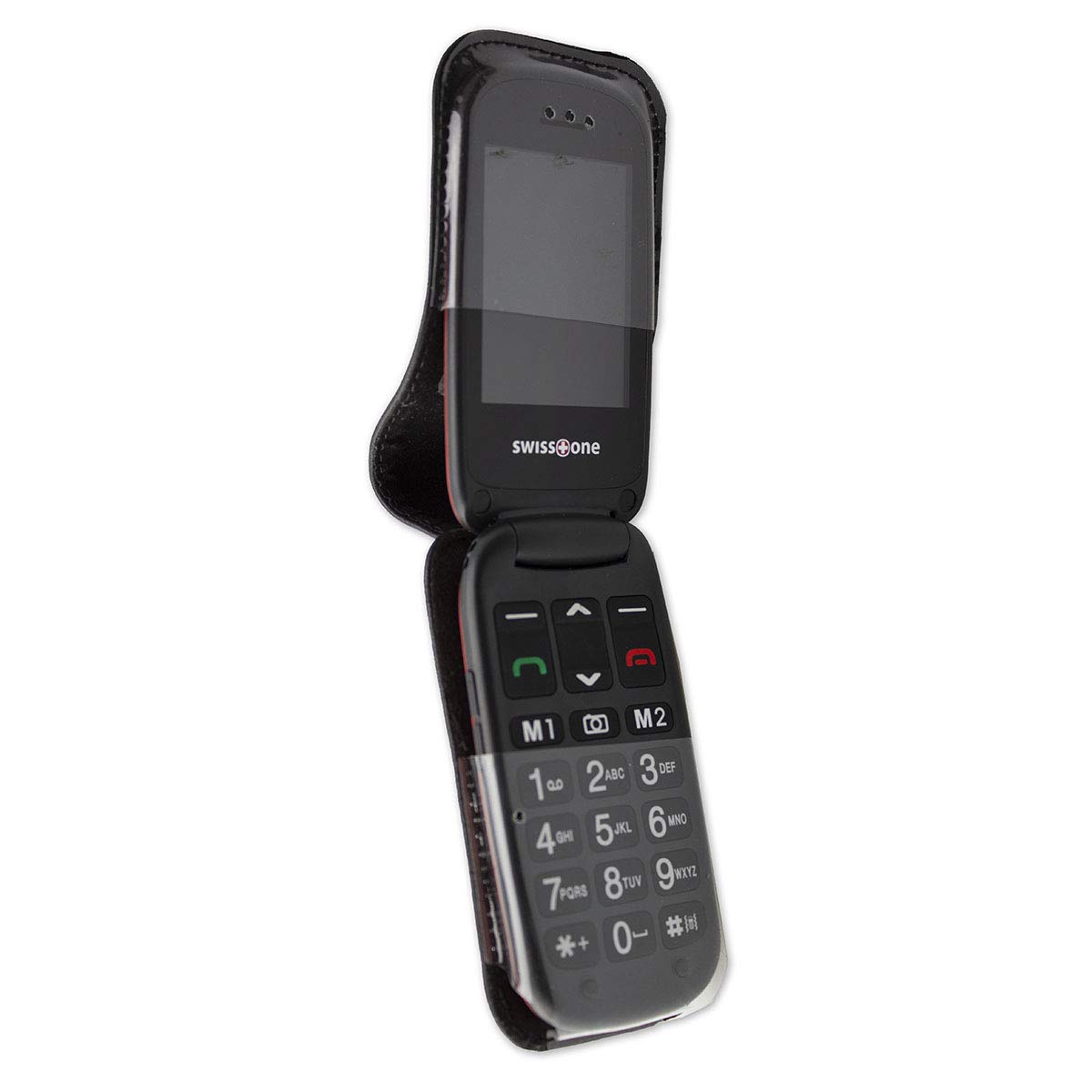 caseroxx Leather-Case with belt clip compatible with Swisstone BBM 625 made from genuine leather - Image 2