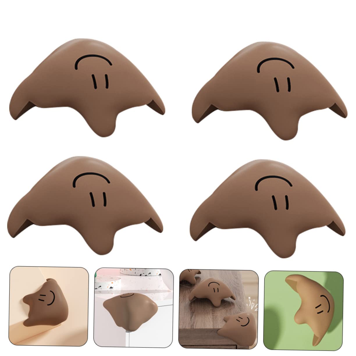 5 Sets Baby Proofing Corner Guards Eckenschutz Für Tisch Schreibtisch Regal Kanten Sicher Und Robust Einfache Anwendung 4 Stücke * 5