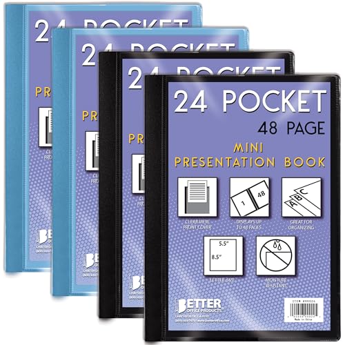 Petits carnets en polyéthylène avec pochettes transparentes et vue avant - 2