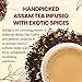 Darsam Masala Chai - 17.6oz (500g) | Premium Assam Black Tea with Cardamom, Cinnamon, Cloves, Ginger & Black Pepper | Freshness Locked in Airtight PET Jar | Non-GMO & Gluten-Free