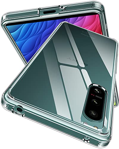Vinffy for Sony Xperia 5 IV Case Crystal Clear, Military-Grade Protection， Protective Shockproof for Sony Xperia 5 IV Case, Clear