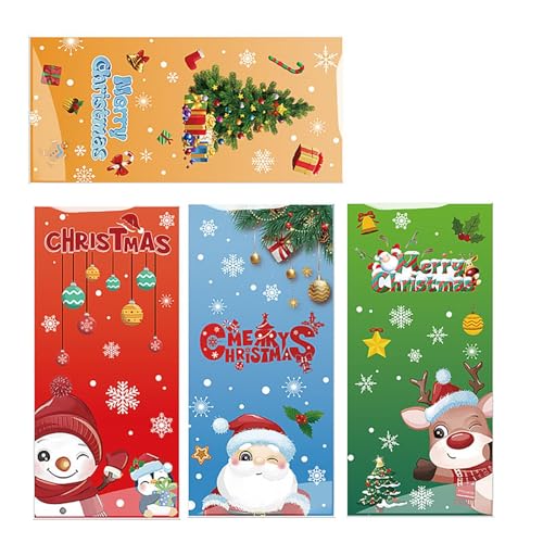 Sacos para Doces de Natal,Sacos para Doces de Natal,Sacos para lanches Sacos de embrulho de Natal de
