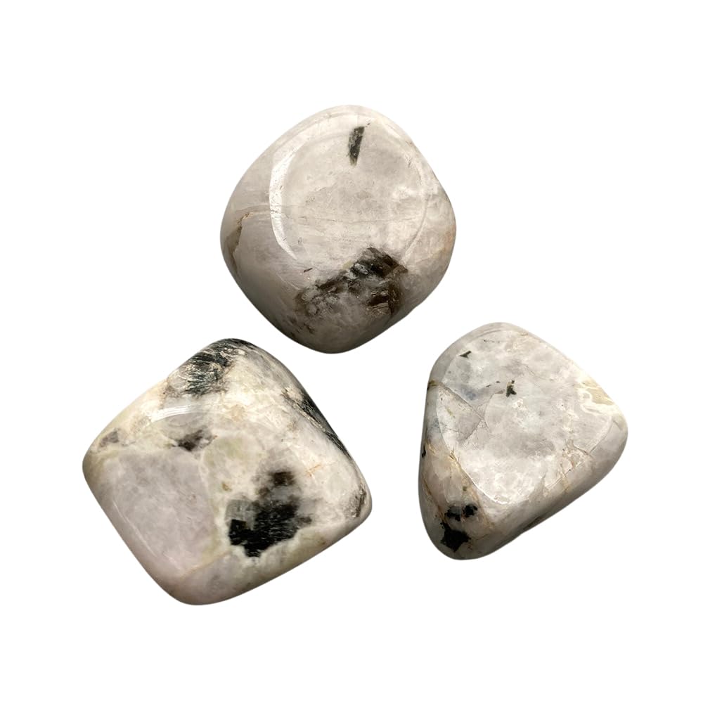 VIE Tumbled Crystals, Pack of 6, Rainbow Moonstone