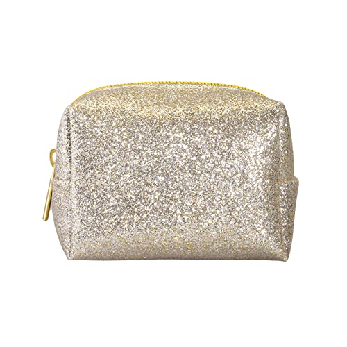 Pinch Provisions Minimergency Kit for Brides, Includes 21 Must-Have Essential Items for The Big Day, Compact, Multi-Functional Zipper Pouch, Perfect Survival Kit for Team Bride, Champagne Glitter