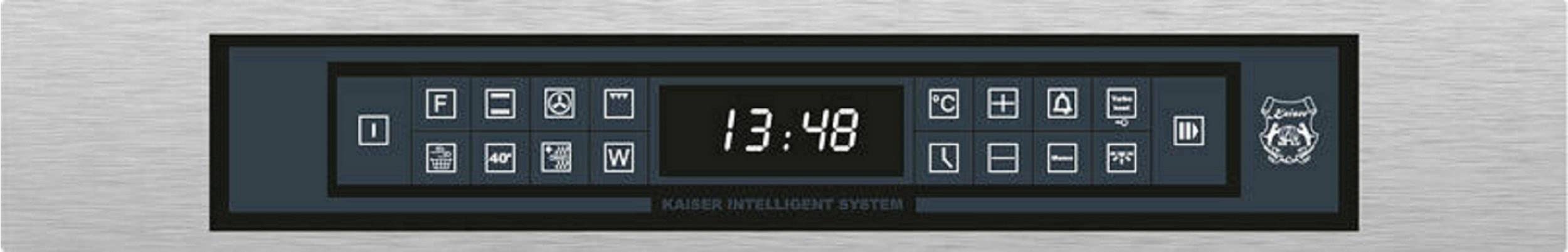 Kaiser EH 6306 R - Forno da incasso a incasso, in acciaio inox, 79 l, 15 Ft. Grill Air fryer Full Touch, Autark, Forno ad aria calda, con grill, forno a convezione, sistema di pulizia catalitica