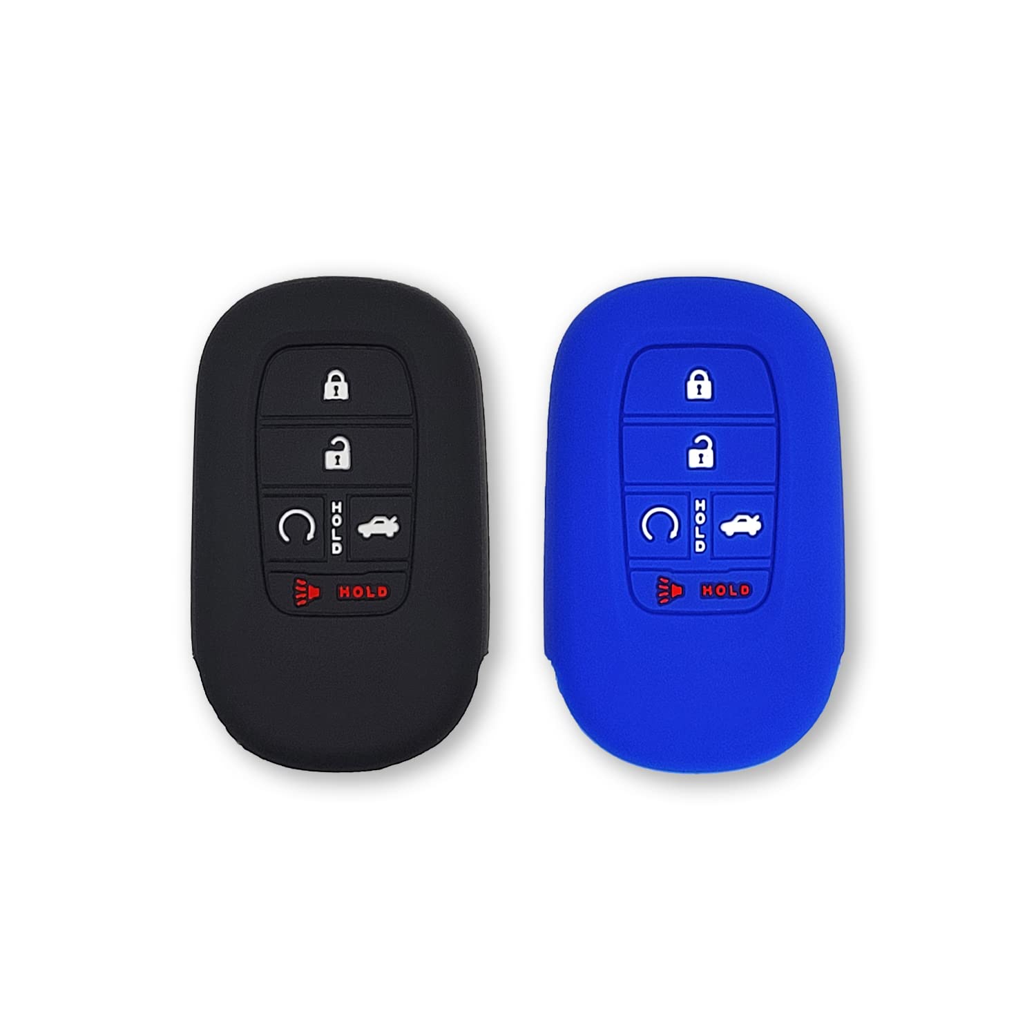 Fit Honda Accord CRV Pilot Civic Passport 5 Button Silicone Key - Foto 5