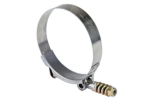 Miniatura 3 de HPS Performance SLTC-425 Abrazadera de acero inoxidable con resorte SAE 108 para manguera de identificación de 4 pulgadas, pulido, 1 pieza de 4.25 a