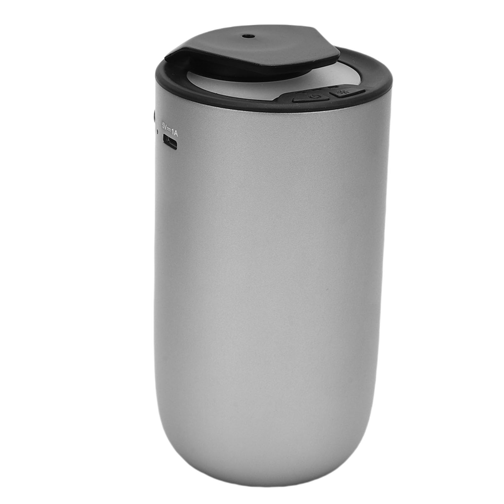 Difusor de Aceite Esencial sin Agua, Difusor sin Agua 15 Ml para Nebulizador Aceite Esencial, Difusor Aire Aromaterapia Portátil para el Hogar la Habitación Coche la Oficina (Ti Plata)