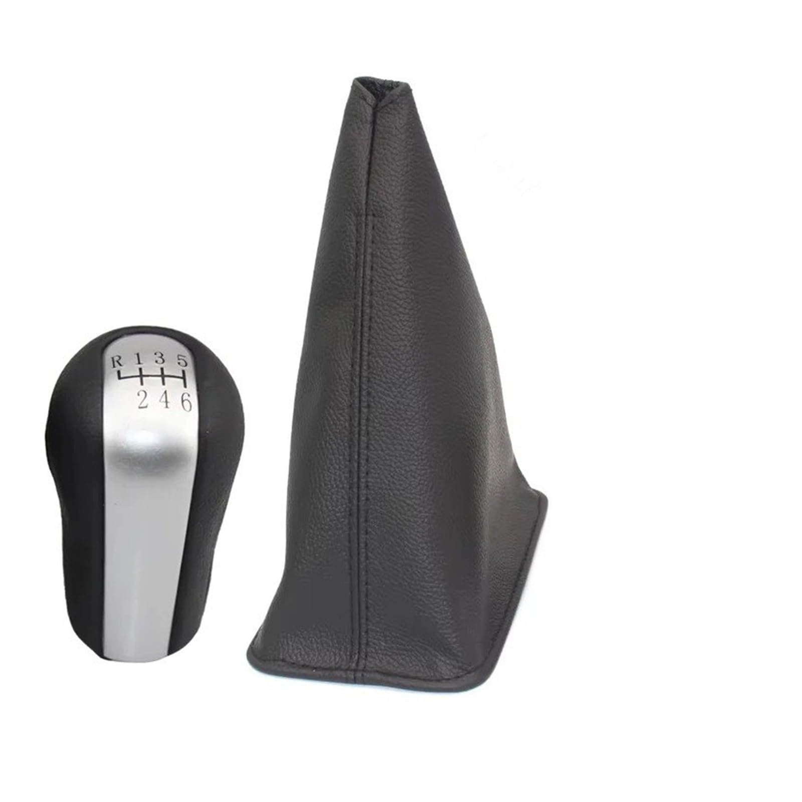 Vavgkdkpzb B-Dust-Proof 6Speed B Shifter Lever Handle For Toyota For Yaris For Vitz 1999-2005 Car Gear Shift Knob Lever Handball Dust Gaiter(B-Dust-Proof 6Speed B)