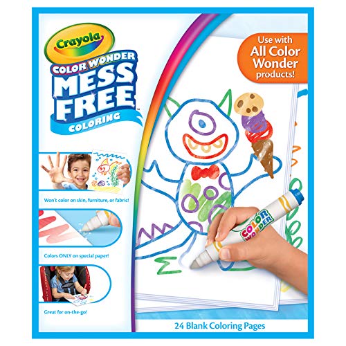 Crayola Color Wonder Mess Free Paintbrush Pens & Paper, Toddler Painting Set, Arts And Crafts For Kids #TOP1