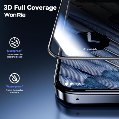 Image of WonRia Pack 2 - Tempered Glass for Realme 16x 5G with Cable protector [1 Month Warranty] Edges to Edge 9H Hardness Screen Glass Protector with Easy Installation kit