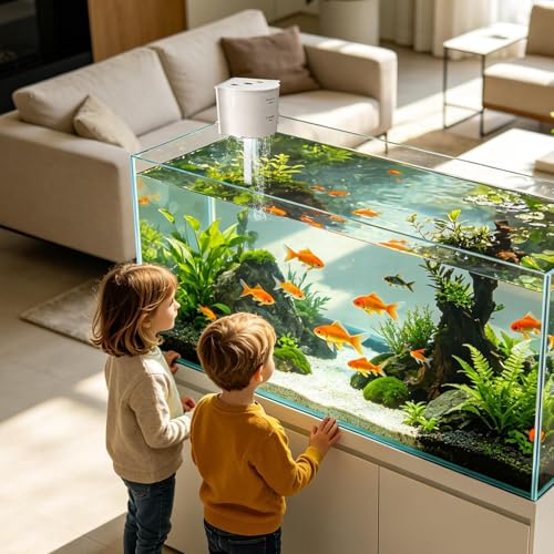 Filtre d'aquarium compact avec boîte de filtration d'angle pour betta