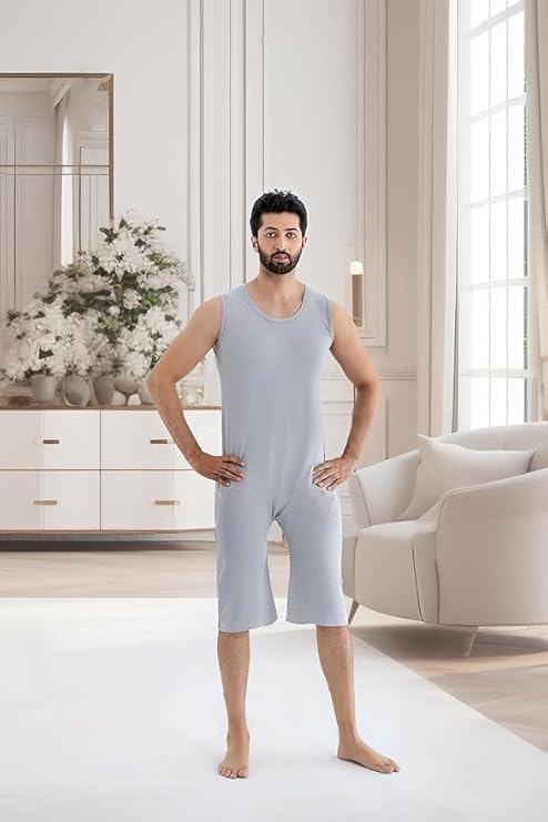 Comfort & Care Apparel Pflegebody mit Rückenreißverschluss | Nachthemd | Ärmellos