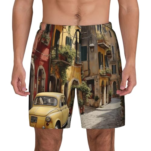 Pantalones cortos de natación para hombre con tejido transpirable que evita la humedad en piscina