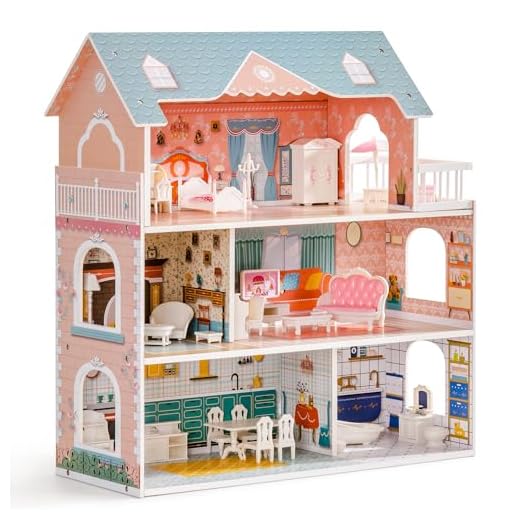 ROBUD Puppenhaus aus Holz