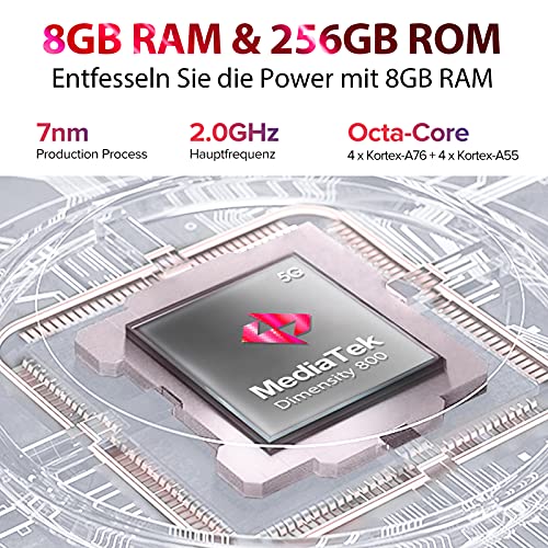 Ulefone Armor 11T 5G Handy integrierte Wärmebildkamera - Android 11 Outdoor Smartphone ohne Vertrag MediaTek Dimensity… – Bild 6