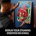 LEGO Art The Amazing Spider-Man 31209 Build & Display Home Decor Wall Art Kit, Nostalgic Super Hero Gift for Adults or Back to School Gift for Teen Spider-Man Fans