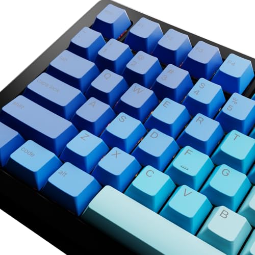 Image of GLORIOUS Gaming - GPBT Gradient Keycaps for Custom Mechanical Keyboards, No Fade Dye-Sublimated, Fits 100%, 75% 65% 60%, PBT Polymer, Fits ANSI & ISO, Supports Windows & macOS - Ocean