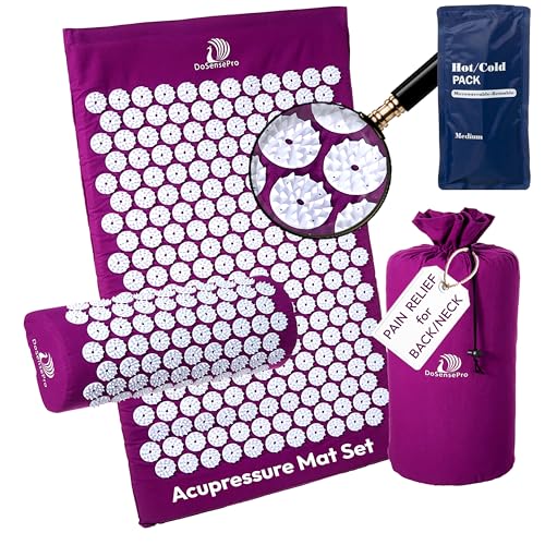 Top 5 Best Acupressure Mats of 2024 17 Acupressure Mat & Pillow Set -...