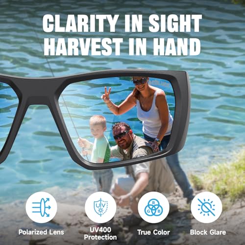 Polarized Fishing Sunglasses for Men Women - Floating Wrap Around Sport Glasses for Surfing Running Driving3
