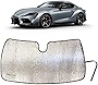 YelloPro Auto Custom Fit Car Front Windshield Reflective Sunshade Protector for 2020 2021 2022 Toyota Supra (GR) 3.0, 3.0 Premium, Launch Edition Coupe, Sun Shade Accessories, Made in USA