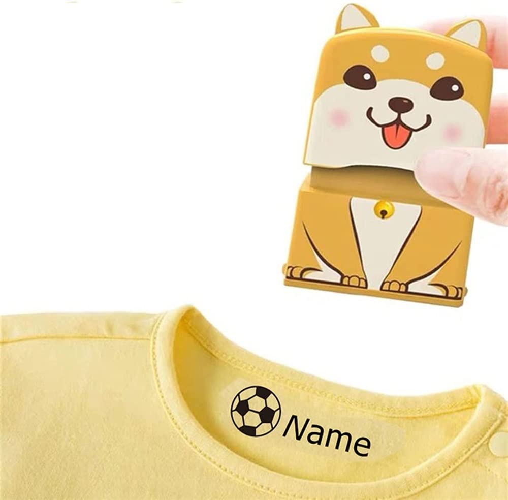 Sello Marcador Ropa Personalizado Niños, Sello Ropa NiñOs,Sello Infantil Personalizado,Sello Infantil Personalizado,Sello Ropa Niños Sello Nombre Personalizado Tela Etiquetas ( Color : Gray )