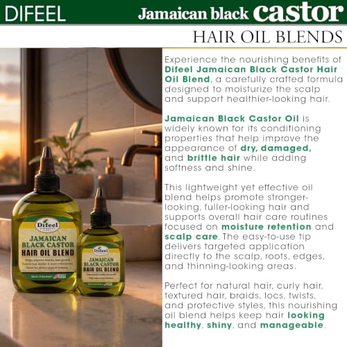 Image of Difeel Jamaican Black Castor Hair Oil Blend 7.1 oz.
