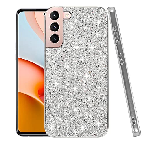 Coque Samsung S22 de protection fine silicone TPU et PC argent