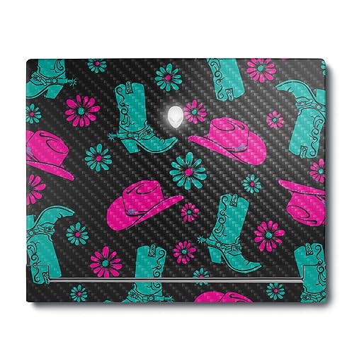 Image of MightySkins Carbon Fiber Skin Compatible with Alienware X16 R1 (2023) Full Wrap Kit - Neon Cowgirl | Protective, Durable Textured Carbon Fiber Finish | Easy to Apply & Change Styles | Made in The USA